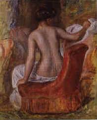 Pierre Renoir Nude in an Armchair Spain oil painting art